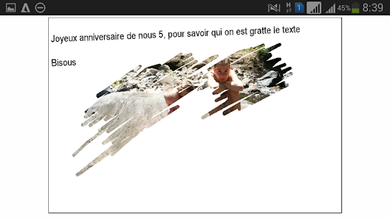 Free Download Carte Postale perso à gratter APK