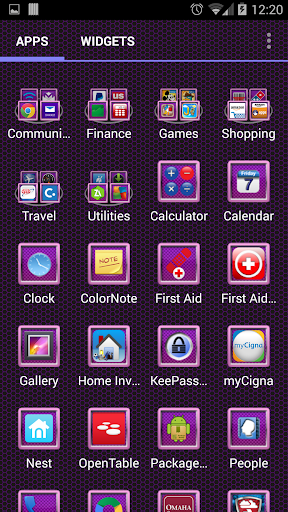 【免費個人化App】LC Carbon Purple Pink Theme-APP點子