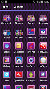 How to get LC Carbon Purple Pink Theme lastet apk for android