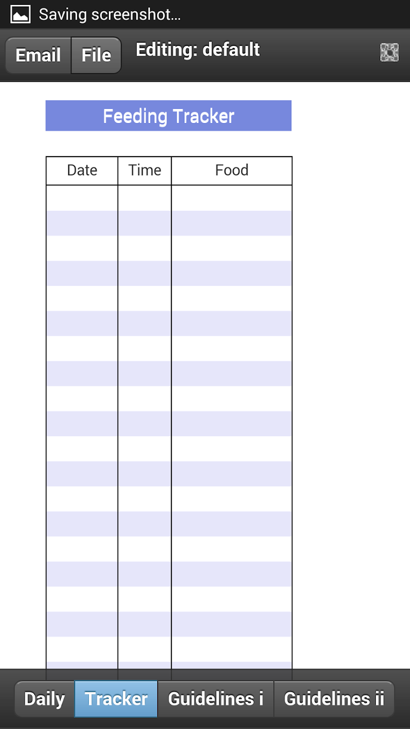 Baby Feeding Screen 2