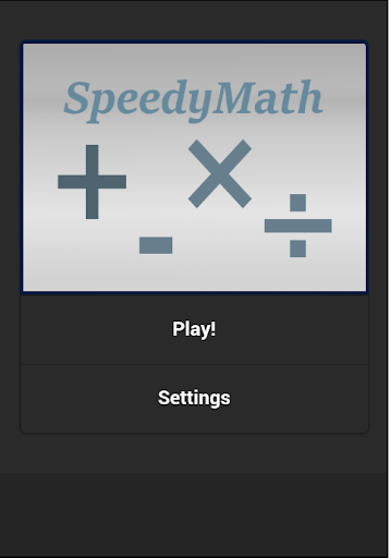 Speedy Math