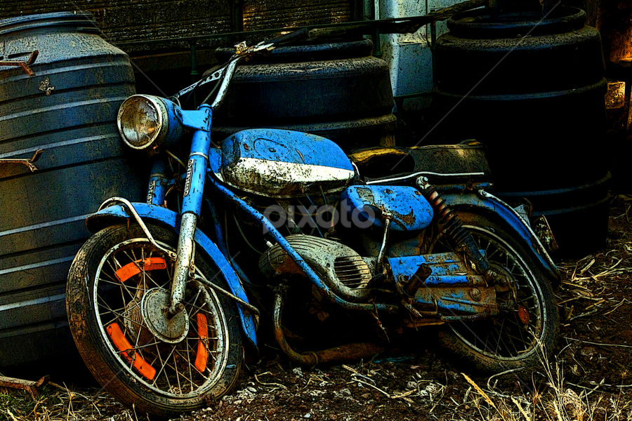 Sad End by Breno Teixeira - Transportation Motorcycles