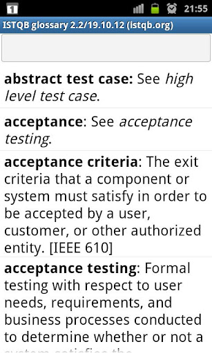 ISTQB glossary