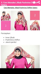 Tutorial Hijab Pashmina Screenshots 0
