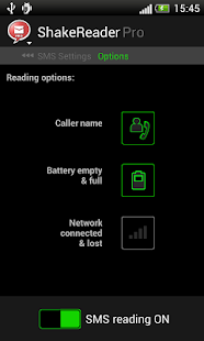 Shake Reader Pro [SMS reader] - screenshot thumbnail