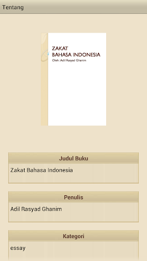 Zakat Bahasa Indonesia