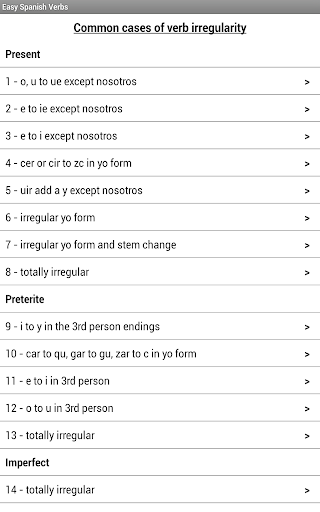 【免費教育App】Easy Spanish Verbs-APP點子