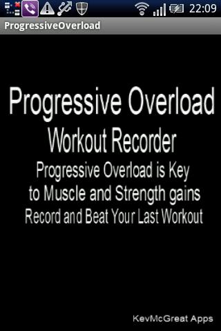 Progressive Overload Logger