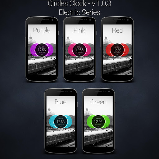 【免費個人化App】Circles Clock - UCCW Skin-APP點子