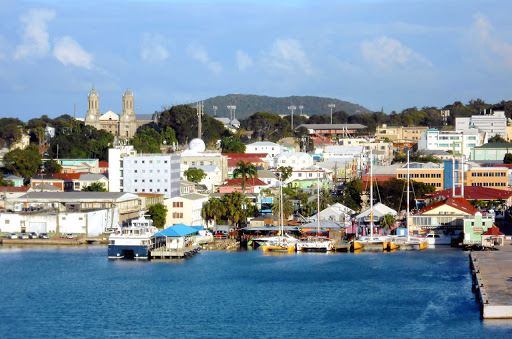 st-johns-Antigua-roger - St. John's, the port and main city of Antigua, taken from a cruise ship. 