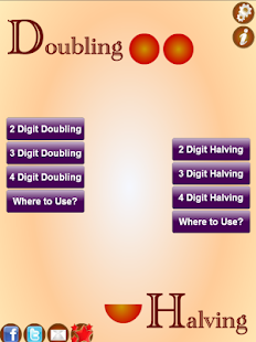 Doubling And Halving