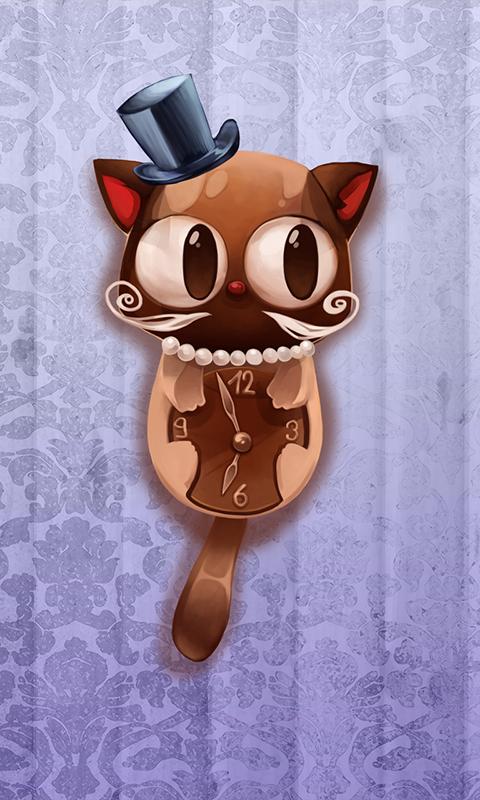 TicToc Cat Clock Screen 2