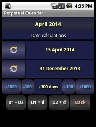 Perpetual Calendar Screen 3