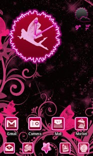 Fairy Pink Go Launcher EX Screenshots 0
