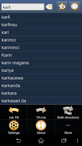 Hausa Turkish dictionary