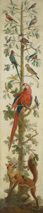 RIJKS: anonymous: Decorative Depiction with Plants and Animals 1800