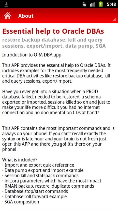 Oracle Apps Dba Daily Activities Chart