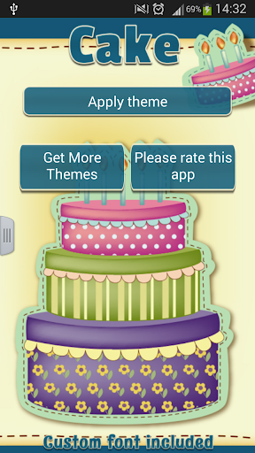 GO SMS Pro Cake