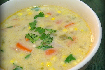 Creamy Mexican Turkey Soup