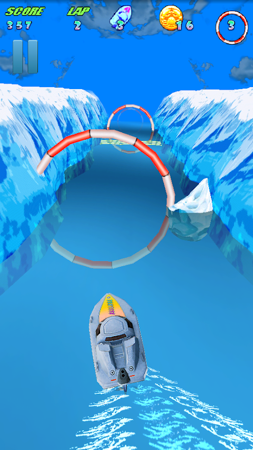 Android application Turbo River Racing Pd screenshort
