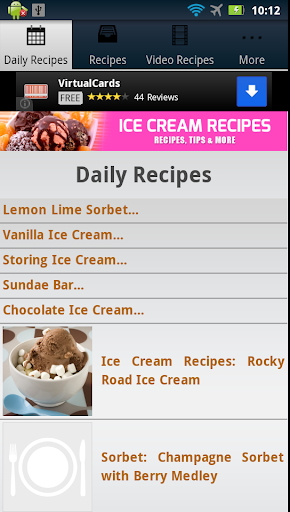 Ice Cream Recipes