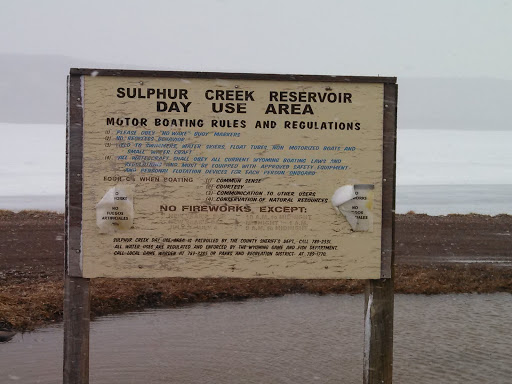 Sulphur Creek Reservoir Boat Ramp