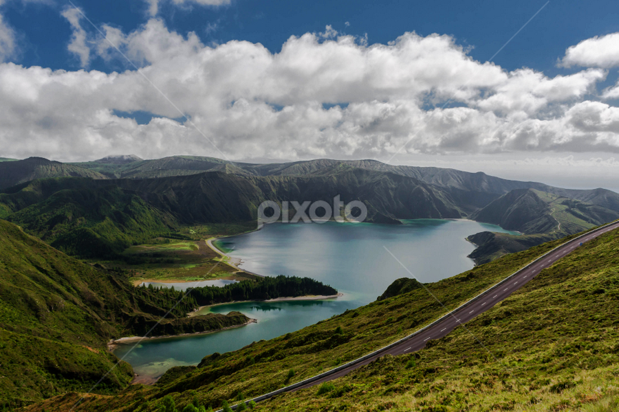 Lagoa do Fogo by Rui Medeiros - Landscapes Mountains & Hills