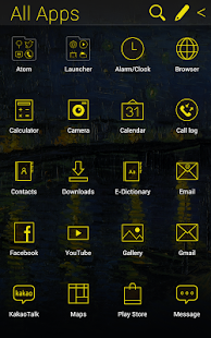 Vincent Van Gogh Atom theme