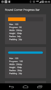 Round Corner Progress Bar Demo Screenshots 0