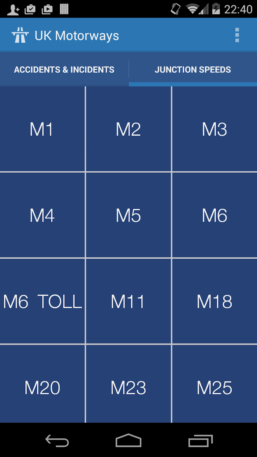 UK Motorways - LIVE Screen 3
