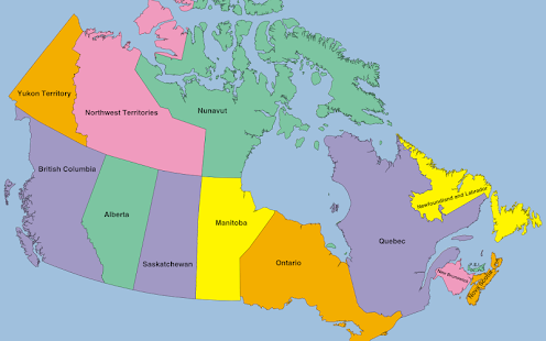 Canada Map Puzzle - náhled
