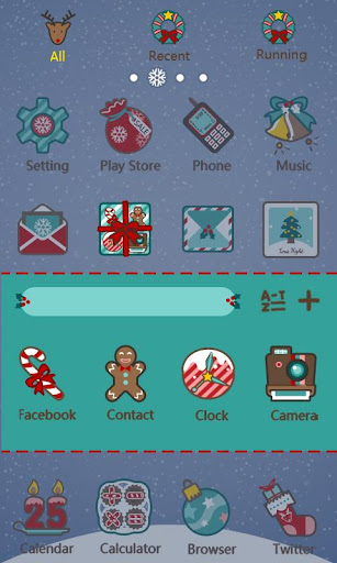 S-XmasMooseGOLauncher EX Theme