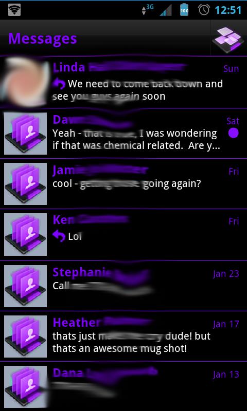 Purple Socialize 4 FB Messenge Screen 3
