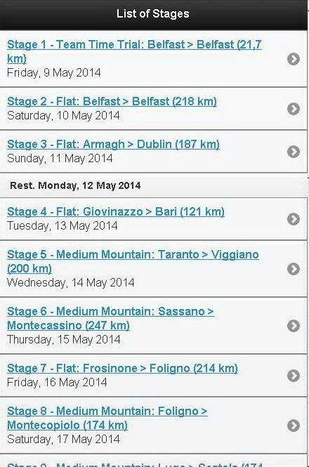 Unofficial Giro dItalia 2016 Screen 1