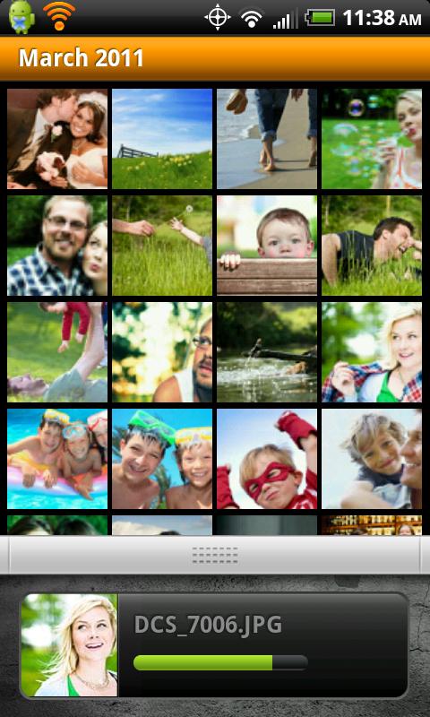 Android application Eye-Fi screenshort