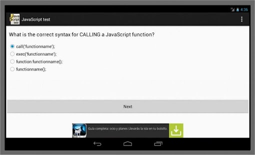 JavaScript test Screenshots 7