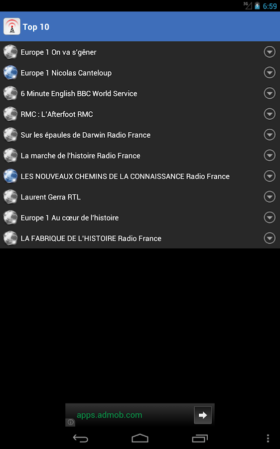   Podcast HD – Capture d'écran 