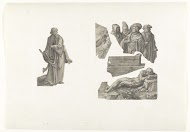 Vijf fragmenten van prenten