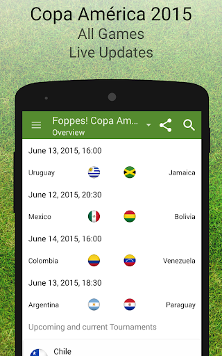 Copa America 2015 Schedule