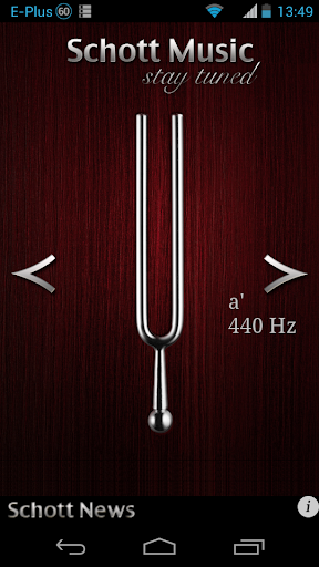 Tuning Fork Schott Music