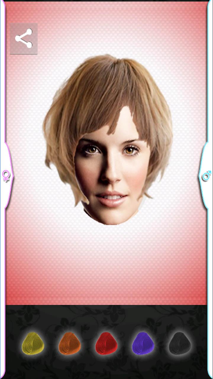 Android application Hairstyles screenshort