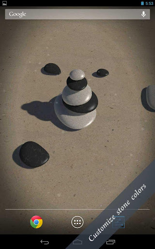 【免費個人化App】3D Zen Stones LWP Free-APP點子