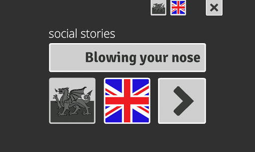 Blowing your nose