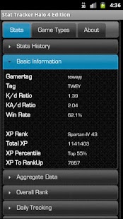 Stat Tracker Halo 4 Edition