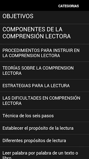 Comprensión Lectora