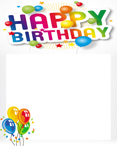 Free Happy Birthday Poto Frame