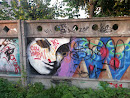 Graffiti 'Face' near Dedovo