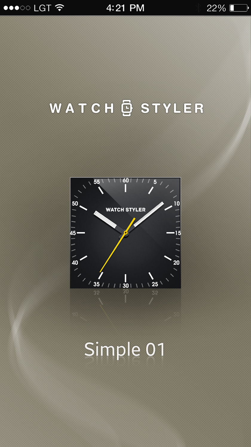 Watch Face Android - Simple Screen 3