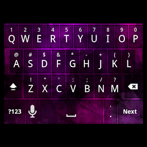 Night Purple Keyboard Skin