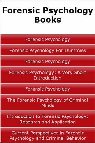 Forensic Psychology Books